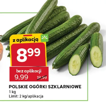 Polskie ogórki szklarniowe promocja w Stokrotka