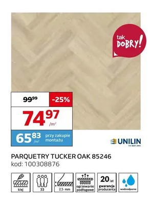Panele winylowe Parquetry Tucker Oak 85246 promocja w Komfort