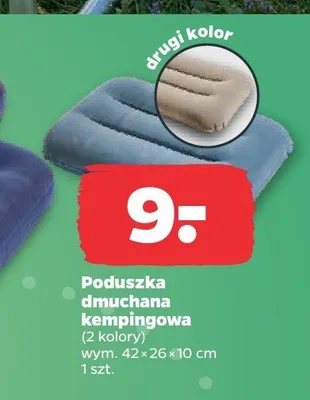 Poduszka dmuchana kempingowa promocja w Netto
