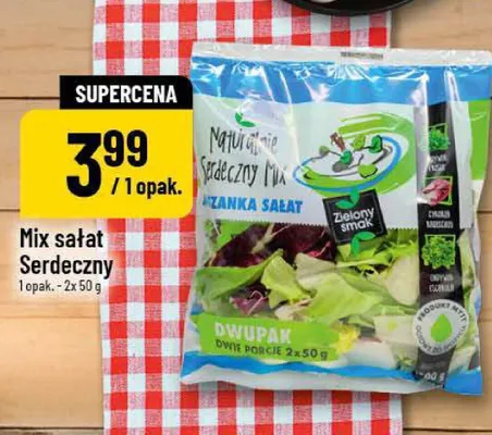 Mix sałat Serdeczny Naturalnie promocja w POLOmarket