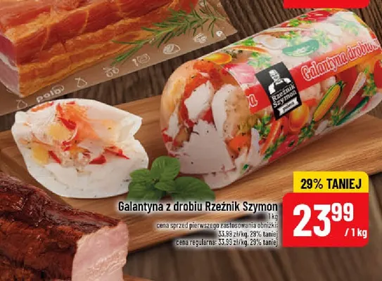 Galantyna z drobiu Rzeźnik Szymon promocja w POLOmarket