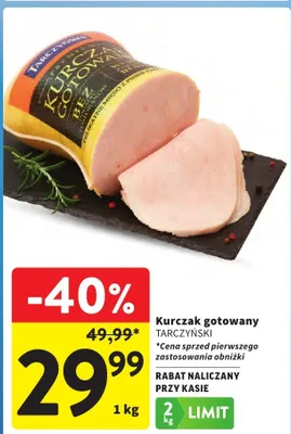 Kurczak gotowany Tarczyński promocja w Intermarche