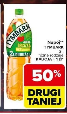 Napój Tymbark jabłko gruszka promocja w Carrefour Express