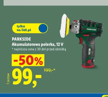 Akumulatorowa polerka Parkside promocja w Lidl