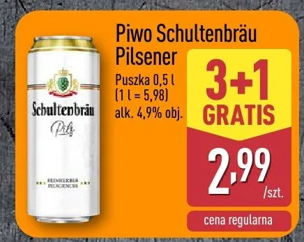 Piwo Schultenbräu Pilsener promocja w Aldi