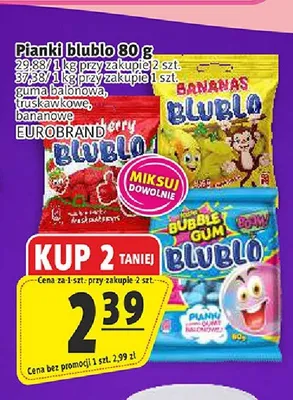 Pianki Blublo bananowe Eurobrand promocja w Prim Market