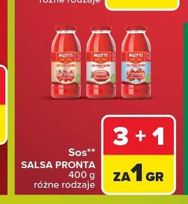 Salsa Pronta Mutti promocja w Carrefour Market