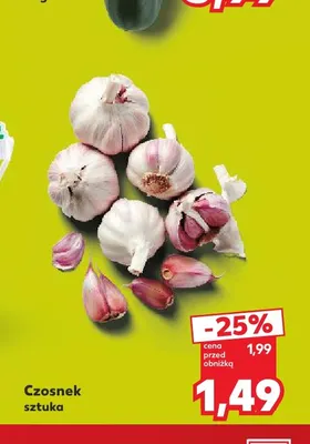 Czosnek promocja w Kaufland