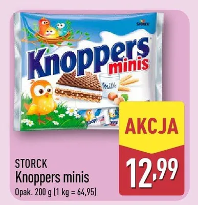 Wafle Knoppers minis promocja w Aldi