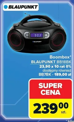 Boombox BB18BK promocja w Carrefour