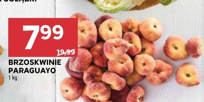 Brzoskwinie Paraguayo promocja w Stokrotka