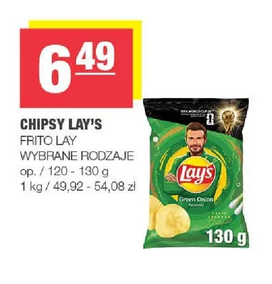 Chipsy Lay's Green Onion promocja w SPAR