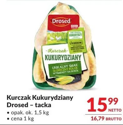 Kurczak Kukurydziany Drosed - taczka promocja w Makro
