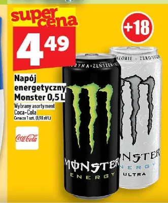 Napój energetyczny Monster Energy promocja w TOPAZ