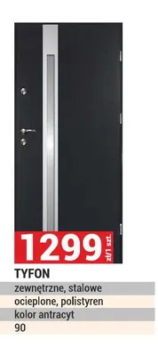 Drzwi zewnętrzne stalowe Tyfon promocja w Merkury Market