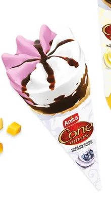 Lody Cone d'amore śmietankowo-jagodowe promocja w POLOmarket