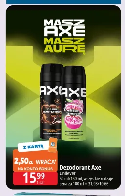 Dezodorant Axe Dark Temptation promocja w Leclerc
