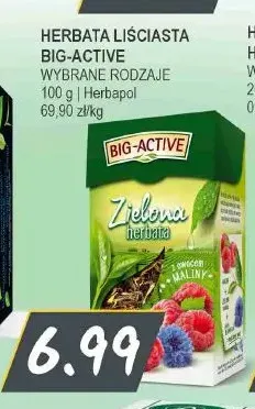 Herbata liściasta Big-Active promocja w Słoneczko