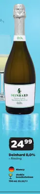 Wino bezalkoholowe Deinhard Riesling promocja w Netto