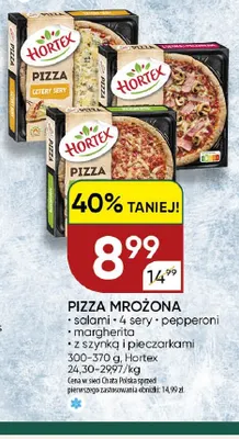 Pizza mrożona salami Hortex promocja w Chata Polska