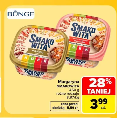 Margaryna Smakowita promocja w Carrefour Market