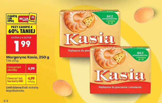 Margaryna najlepsza do pieczenia i smażenia promocja w Biedronka