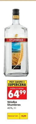 Wódka Stumbras promocja w Biedronka