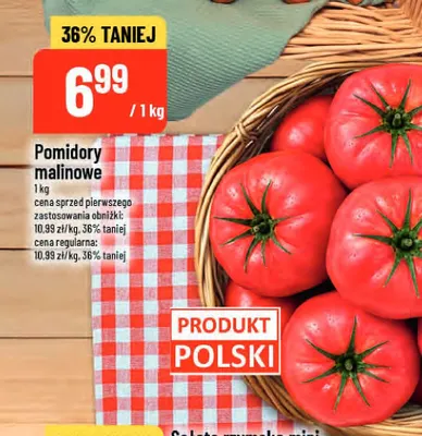 Pomidory malinowe promocja w POLOmarket