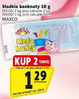 Słodkie banknoty promocja w Prim Market