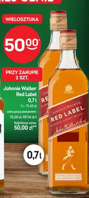 Whisky Red Label promocja w Żabka