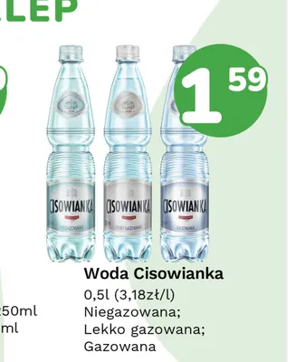 Woda Cisowianka gazowana promocja w Limonka