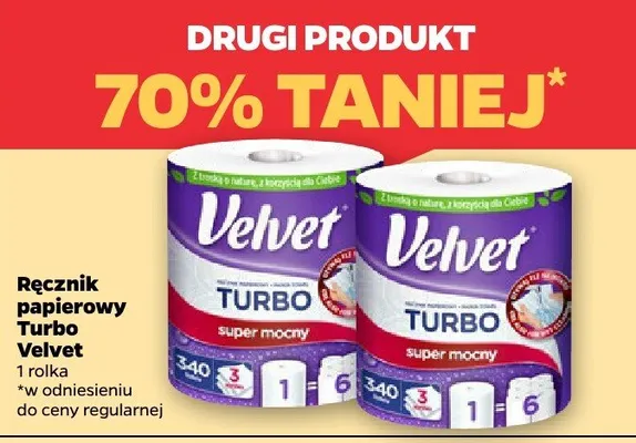 Ręcznik papierowy Turbo Velvet promocja w Netto