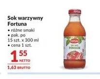 Sok warzywny Fortuna promocja w Makro