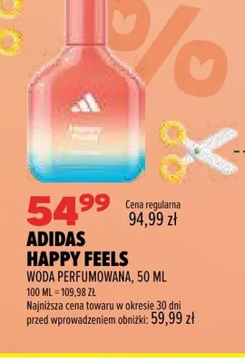 Woda perfumowana Adidas Happy Feels promocja w Drogerie Natura