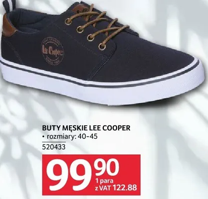 Buty męskie LEE COOPER rozmiary 40-45 promocja w Selgros