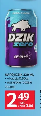 Napój Dzik promocja w Selgros