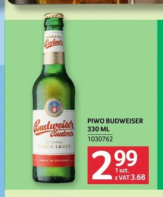 Piwo Budweiser promocja w Selgros