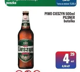 Piwo Cieszyn Pilsner promocja w Tomi Markt