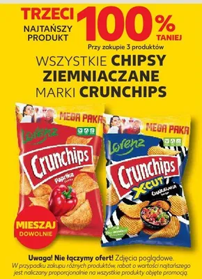 Chipsy ziemniaczane wszystkie rodzaje promocja w Kaufland