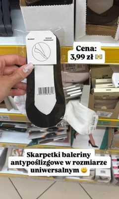 Skarpetki baleriny antypoślizgowe promocja w Dino