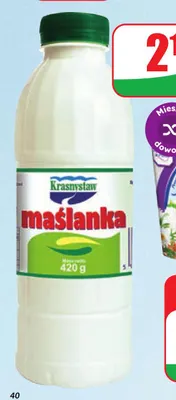Maślanka naturalna Krasnystaw promocja w Dino