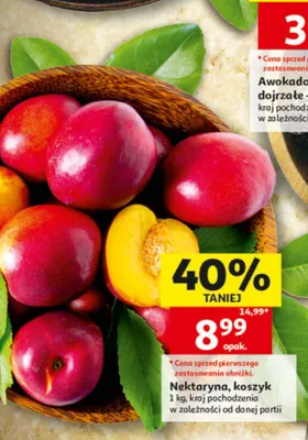 Nektaryna koszyk promocja w Auchan