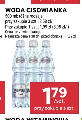 Woda Cisowianka promocja w Stokrotka