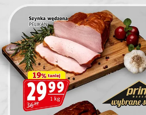Szynka wędzona Pelikan promocja w Prim Market