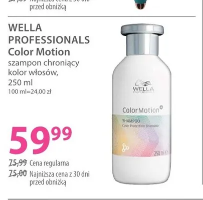 Szampon chroniący kolor włosów Wella Professionals Color Motion promocja w Hebe