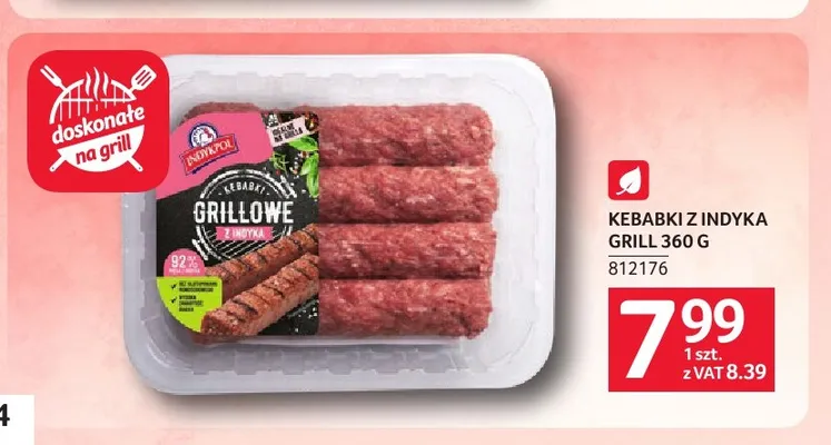 Kebabki z indyka grill Indykpol promocja w Selgros