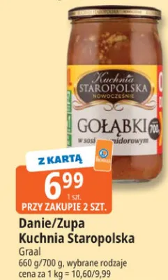 Danie/Zupa Kuchnia Staropolska promocja w Leclerc