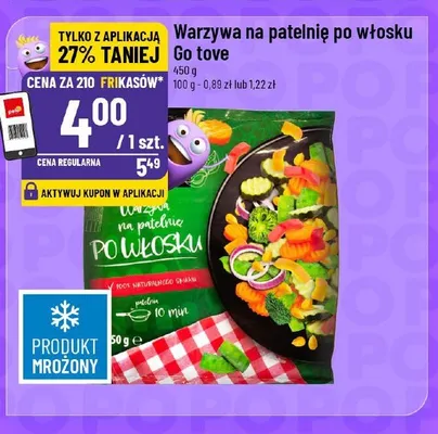Warzywa na patelnię po włosku Go tove promocja w POLOmarket