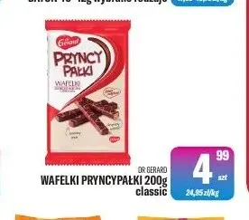 Wafelki PryncyPałki classic Dr Gerard promocja w Tomi Markt