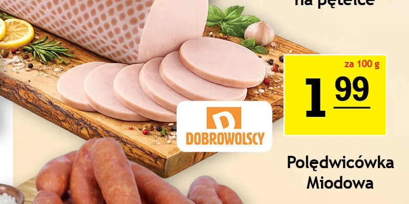 Polędwicówka miodowa Dobrowolscy promocja w Gram Market